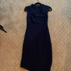 Banana republic knit blue dress